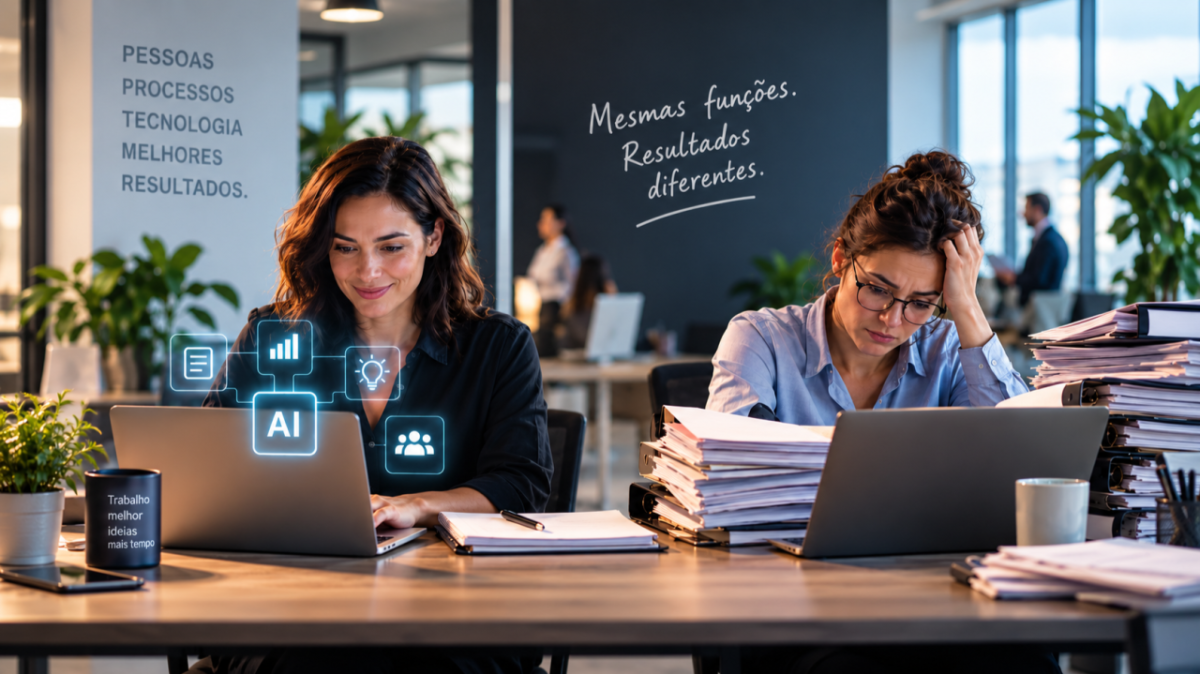 Ninguém vai ser substituído por uma máquina. Vai ser substituído por um colega!